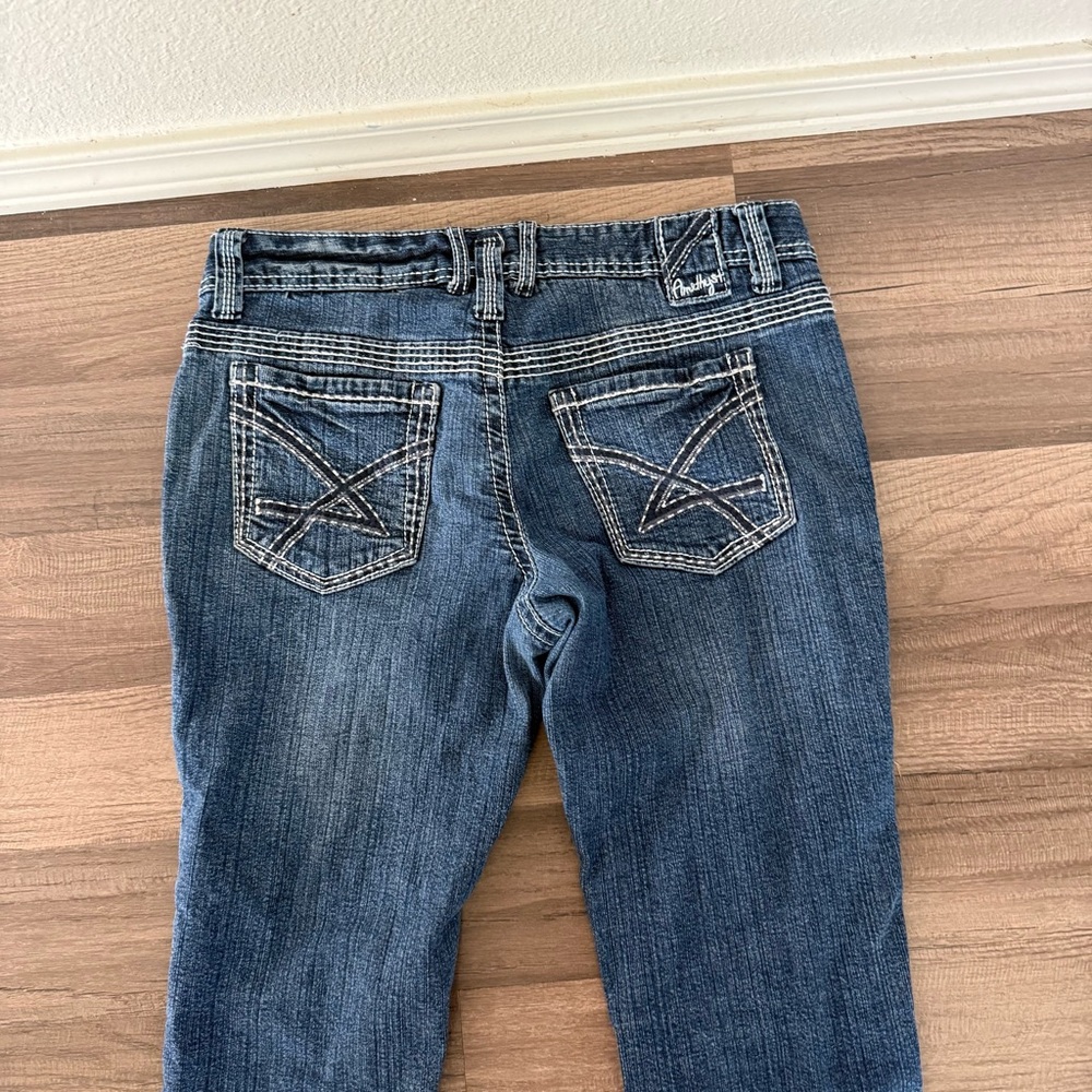 Amethyst Jeans Dark Blue Cropped Denim - Picture 7 of 8